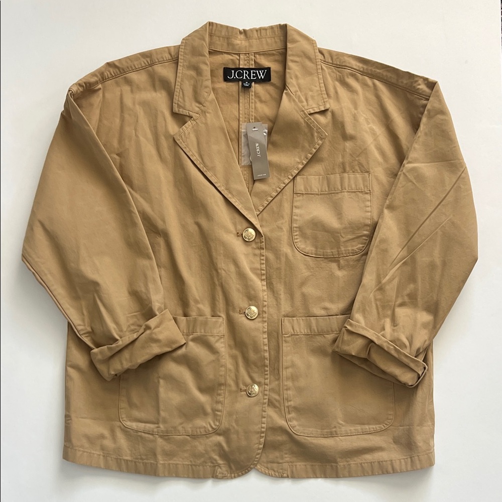 J. Crew Women's Camel Blazer Jacket